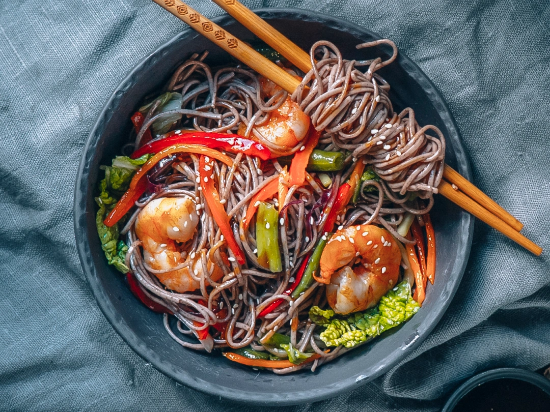 №15 Гречневая лапша с морепродуктами