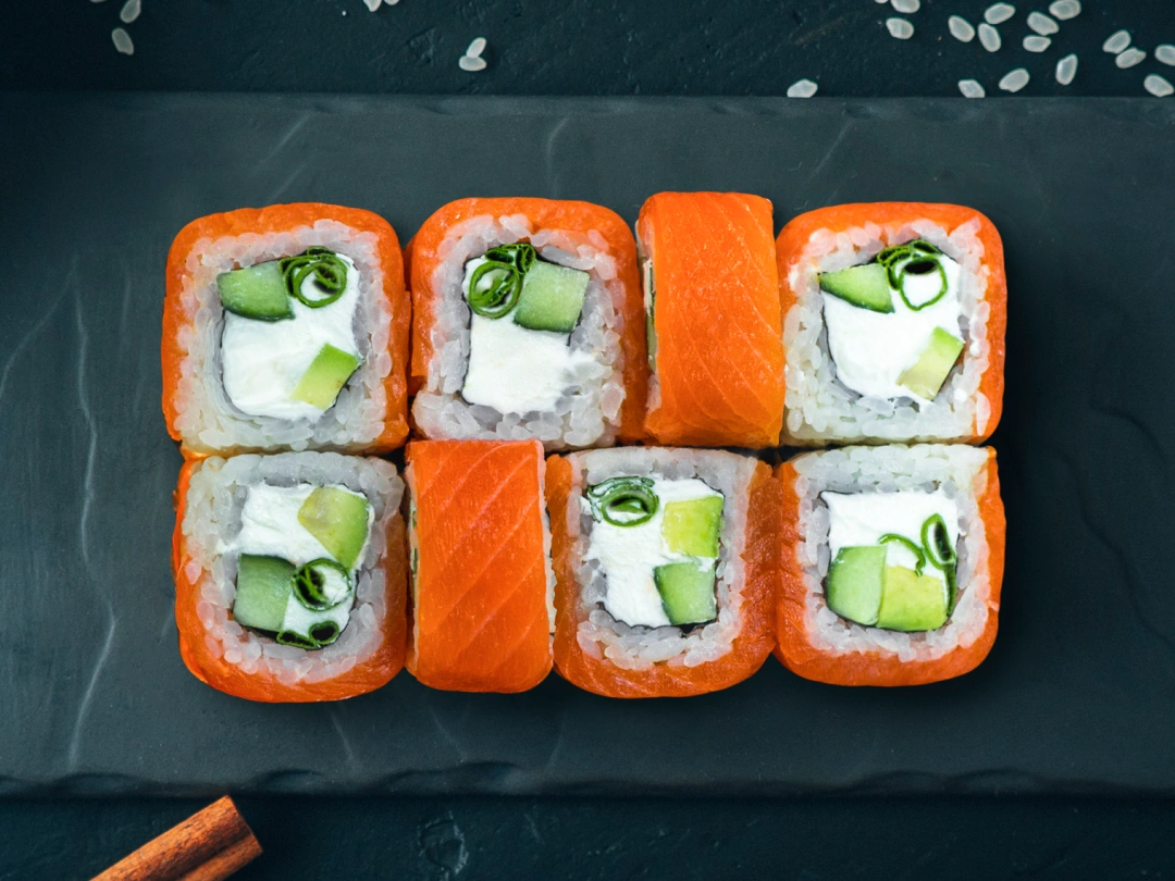 Филадельфия с зелёным луком