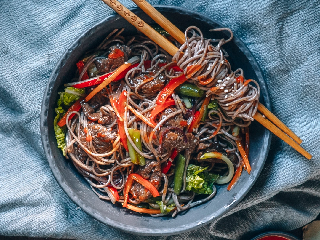 №16 Гречневая лапша с говядиной