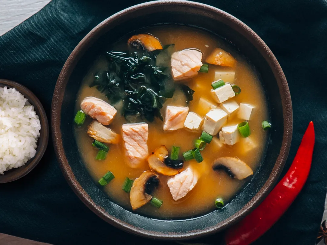 Мисо с лососем