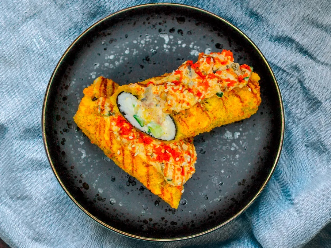 Открытый ролл с угрем