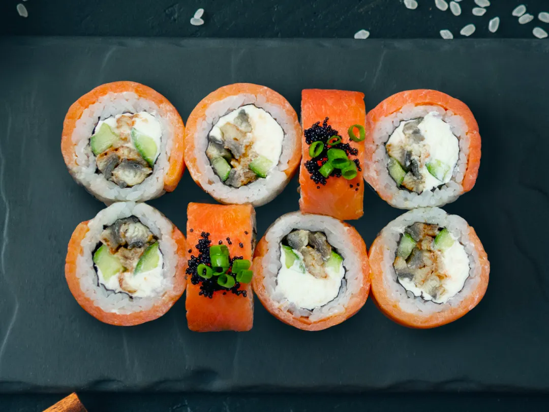 Премиум с копчёным лососем